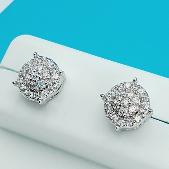 "925 Sterling Silver CZ Beautiful Earrings for Women, 1USPAR4177 - Picture 7 of 11